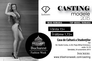 Casting BFW: sambata, 24 octombrie, Casa de Cultura a Studentilor (Iasi)